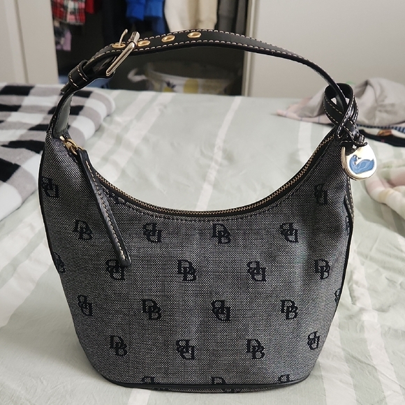 Dooney & Bourke Black DB Purse - Picture 1 of 12